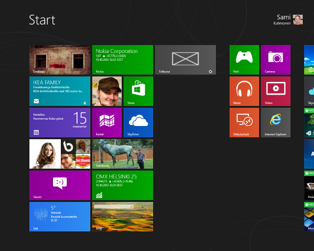 Windows 8 -käynnistysvalikko
